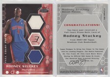 2007-08 Stadium Club Full Court Press Relics Dual /199 Rodney Stuckey Rookie RC