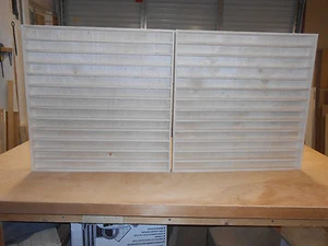 Handmade 2 pc. display shelves for Johnny Lightning. Holds 182+- loose cars.  - Picture 1 of 1