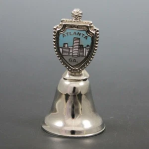 "Campana de metal en miniatura Atlanta Georgia City Skyline de Fort 1,75" - Imagen 1 de 6