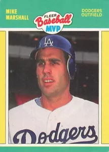 Mike Marshall Fleer Baseball MVP 1989 Baseball Card #25 - Picture 1 of 2