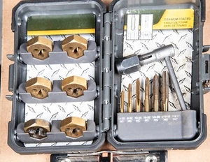 Tap and Die Set, MIBRO, 6 dies and 6 taps up to 5/16 inch - Picture 1 of 5