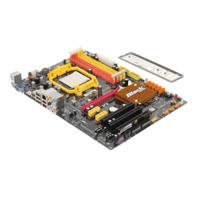 Motherboard ATX ECS GF8200A MCP78M-A Socket AM2+ DDR2 Pcie PCI - Image 1 of 3