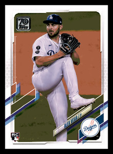 2021 Topps Update Alex Vesia Los Angeles Dodgers RC Rookie #US70 NM-MINT