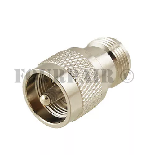 UHF PL-259 Male Plug to N Female Jack RF Radio Coax Adapter Converter Connector - Image 1 of 1