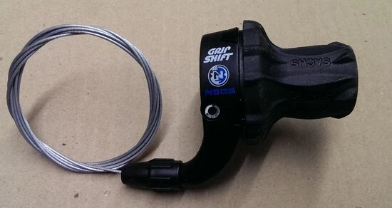 Sachs Neos Powergrip Shifter, 3-fach, links, inkl. Zug, auch für Shimano, NEU - Bild 1 von 1