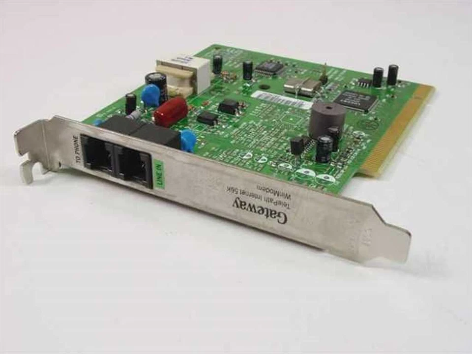 Gateway 6000905 PCI TelePath Internet 56K WinModem Card with RJ11 Telephone Port - Image 1 of 3