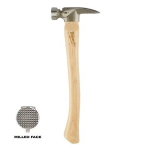 NEW MILWAUKEE Framing Hammer, Milled Face, Magnetic Nail Set, 48-22-9419 - Picture 1 of 4
