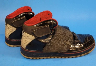 Nike Air Jorden Fusion 8,5 баскетбол 2008 черный лучший из обоих миров - Изображение 1 из 4