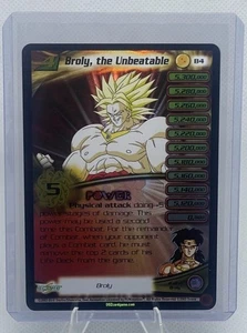 Broly, the Unbeatable B4 DBZ Dragon Ball Z TCG Promo Limited Foil Card - Picture 1 of 2