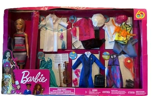 Dream Careers Barbie Doll + 6 Careers Fashions Outfits with Accessories “READ” - Picture 1 of 9
