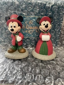 Dipartimento Set 56 Parchi Disney Serie Villaggio Natale "Topolino e Minnie" - Foto 1 di 7