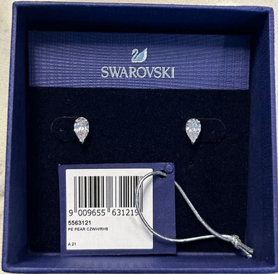 Pendientes colgantes Swarovski Attract Pear EXCELENTE estado solo usados dos veces Foto 1 de 4