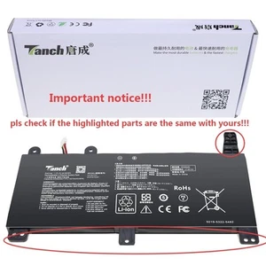 C41N1731-2 0B200-03400200 Original Akku batterie für ASUS G531GW G531GU G731GW - Picture 1 of 6