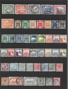 WONDERFUL GREAT BRITAIN COLONIAL ISSUES LOT!!  -  3 DISPLAY PAGES  - PRE - 1950 - Picture 1 of 3