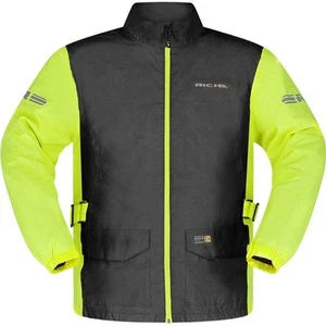 RICHA Rain MONSOON wasserdichte Motorrad Fluo gelb Regenüberjacke - Bild 1 von 2