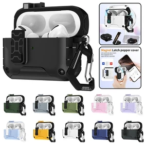 Custodia auricolare antiurto per Airpods 4 Pro2/1 con supporto porta di ricarica - Foto 1 di 22