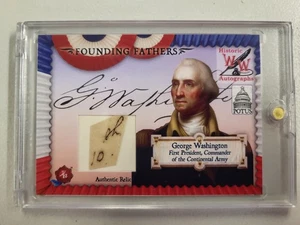 Reliquia de palabra escrita de George Washington autógrafos históricos 2025   - Imagen 1 de 2
