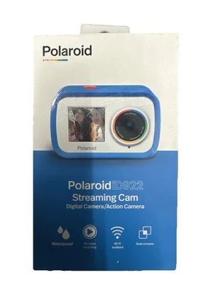 Polaroid iD922 Streaming Action Camera - Blue - Image 1 of 4