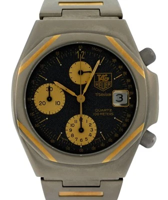 Tag Heuer 38mm Men's Titanium 2000 Series Chronograph Watch! Ref: 225.206-18! - Image 1 of 4