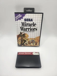 Miracle Warriors: Seal of the Dark Lord (Sega Master, 1988) CIB Tested Rare Mint - Picture 1 of 11