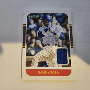 2021 Panini Donruss - Retro 1987 Materials Sammy Sosa #87M-SS (MEM) - Picture 1 of 2