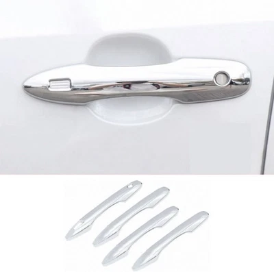 For Toyota Camry 2018-2023 2024 ABS Chrome Exterior Side Door Handle Cover Trim - Imagem 1 de 4