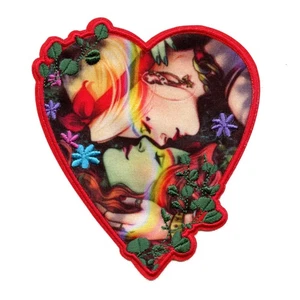 Harley Quinn N Poison Ivy Patch DC Comics Sublimiert Bestickt Bügelbild - Bild 1 von 2