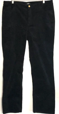 Pantalones de pana Jones New York negros para mujer talla 14 Foto 1 de 4