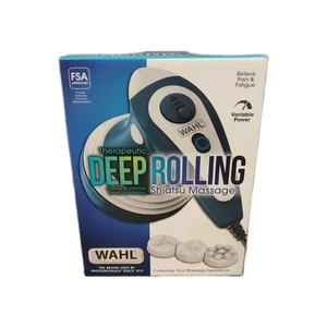 WAHL MASAJE SHIATSU TERAPÉUTICO DE BALANCEO PROFUNDO 3 ACCESORIOS TERAPÉUTICOS NUEVO - Imagen 1 de 5
