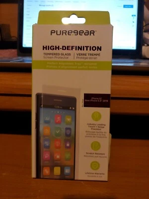 PureGear HD Tempered Glass Screen Protector for iPhone X / Xs / 11 Pro  - Image 1 of 4