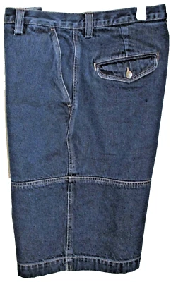 Pantalones Cortos Eddie Bauer "Legend" Azul Oscuro Jean 100% Algodón Denim Talla 16 Niños Foto 1 de 4
