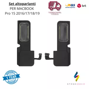 Altoparlanti speakers per Apple Macbook Pro 15 A1707 2016 2017 a1990 2018 2019 - Foto 1 di 4