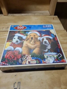 Rompecabezas de 500 piezas Santa Paws EZ GRIP 2 PIEZAS MÁS GRANDES - ¡NUEVO! - Imagen 1 de 6