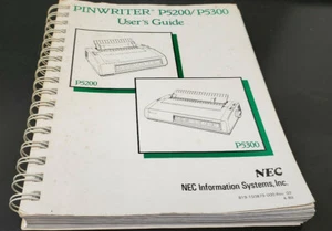 NEC PINWRITER P5200/P5300 Guía del usuario Manual 819-150879-000 - Imagen 1 de 4