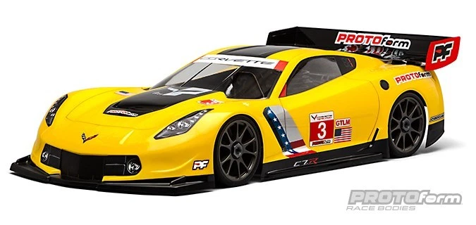 Protoform 1/8 Chevrolet Corvette C7.R Clear Body GT - PRM1546-40 - Image 1 of 1