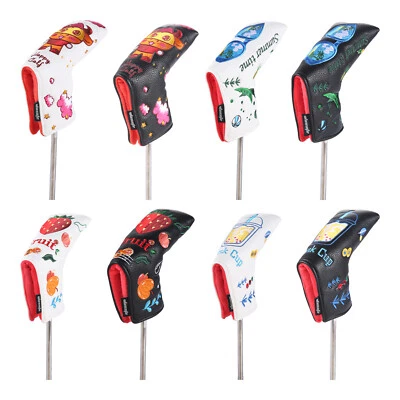 1x Golf Putter Cover with Magnetic Closure & Cartoon Logo Golf Club Supplies - Image 1 of 4