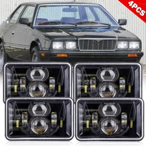 4pcs 4x6" LED Headlights Hi/Lo Beam Projector For Maserati Biturbo 1983-1987 - Bild 1 von 20