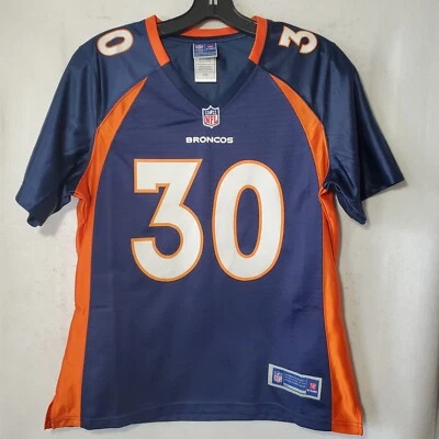 Camiseta para mujer Phillip Lindsay Denver Broncos pequeña azul línea Pro  Foto 1 de 4