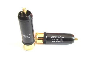 WBT-0110cu Cinch Stecker Nextgen Kupfer Signatur High End Audio 2er Set - Bild 1 von 2