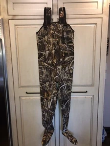 Pro Line Men’s Neoprene Chest Waders With Booties, Large 92006MX4 Camo - Picture 1 of 5