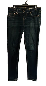 Aeropostale Women's Size 8 Ankle Dark Blue Wash Very Soft Jegging Jeans - Picture 1 of 13