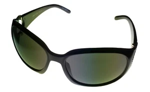 Esprit Womens Sunglass Black Rectangle Plastic Wrap, Smoke Lens 19291 538 - Picture 1 of 5