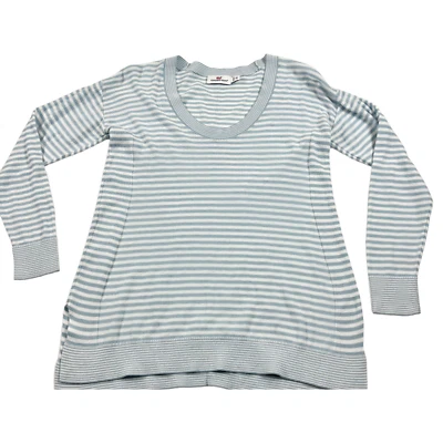 Suéter Vineyard Vines Rayas Azul Claro Algodón Pima Talla XS Cuello Redondo ¡Suave! Foto 1 de 4
