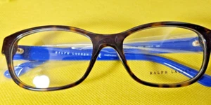 NEU RALPH LAUREN RL6148 5566 BRN HAVANNA/BLAU 53-17-140 mm Brille SUPERVERKAUF! - Bild 1 von 7