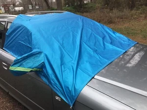 Car Windshield Reversible Cover All Weather Protector Summer Sun Water Resistant - Picture 1 of 8