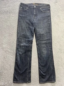 Kut From The Kloth Women's Jeans Size 10 Straight Leg Dark Wash Blue Jeans - Picture 1 of 19