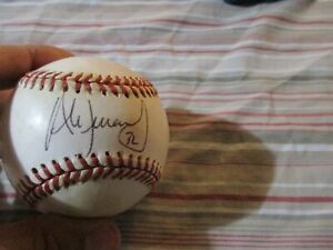 Alex Fernandez #32 Autographed Rawlings Baseball Marlins White Sox MLB