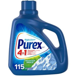Purex Liquid Laundry Detergent Mountain Breeze 150 Fluid Ounces Bright Clean - Picture 1 of 5