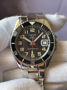 TOLLE VINTAGE AURORE LUXUS SKIN DIVER AUTOMATIK UHR - Bild 1 von 11