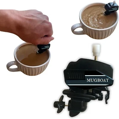 MugBoat - Barco Motor Taza Café Mezclador Pesca Barco Amante Mordaza Día del Padre Regalo Foto 1 de 4